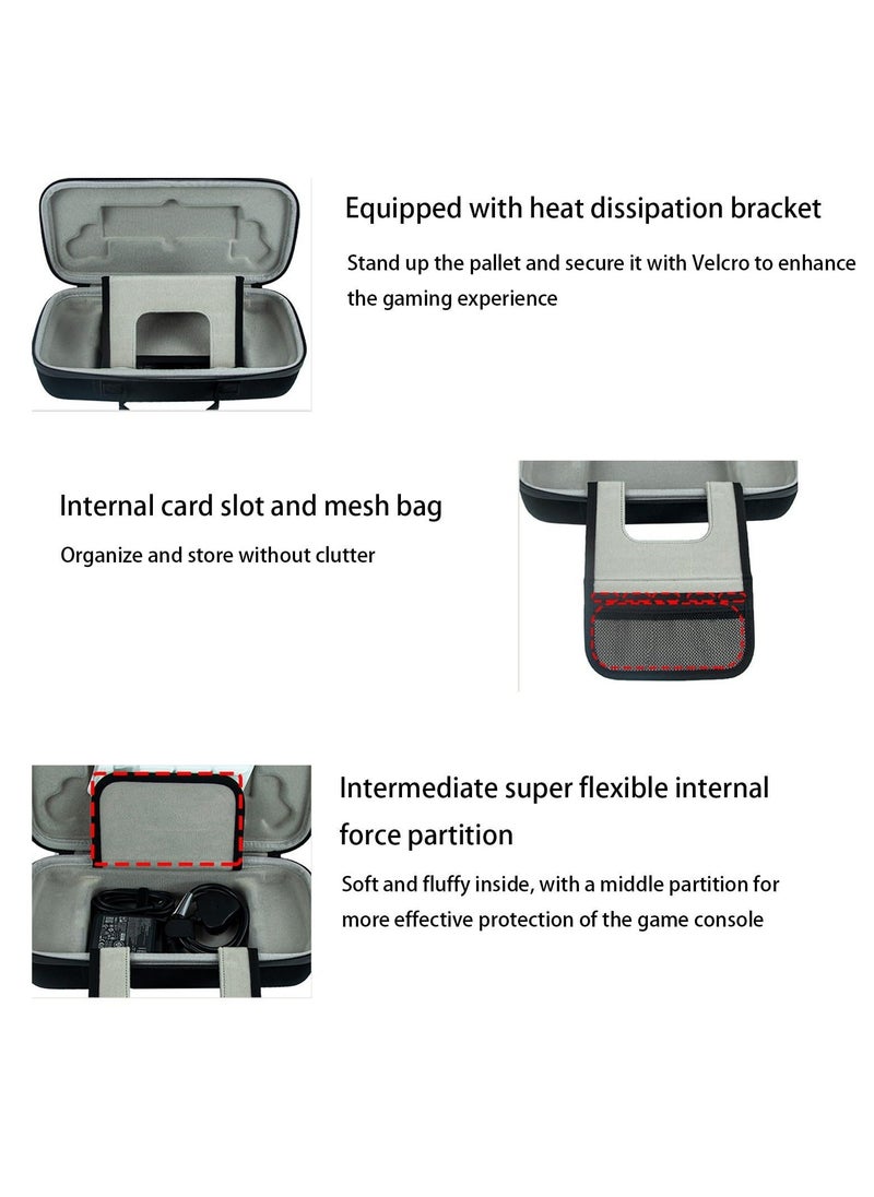 SYOSI - Hard Carrying Case Fit for Rog Ally Console, Compatible with Rog Ally Handheld Travel Protective Handbag, EVA Shockproof Storage Bag, Built-in Heat Dissipation Bracket, Waterproof Oxford Fabric - Image 1