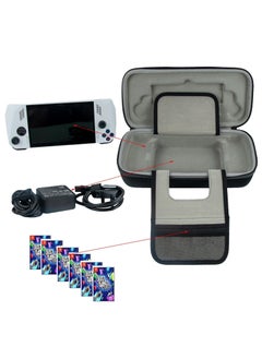 SYOSI Hard Carrying Case Fit for Rog Ally Console, Compatible with Rog Ally Handheld Travel Protective Handbag, EVA Shockproof Storage Bag, Built-in Heat Dissipation Bracket, Waterproof Oxford Fabric  - Image 4