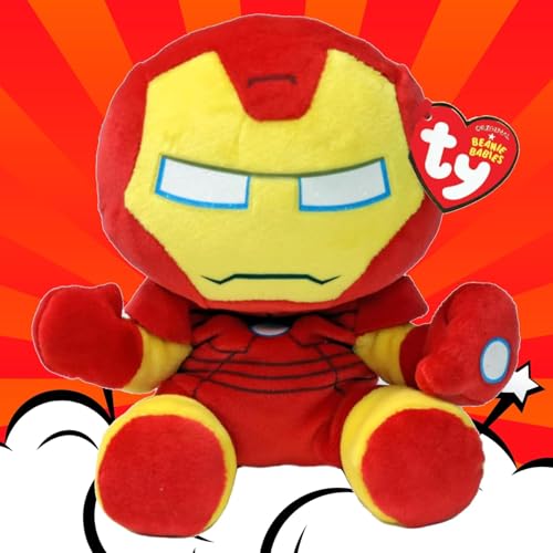 Ty Beanie Baby Ironman (Soft Body) - 6" - Image 2