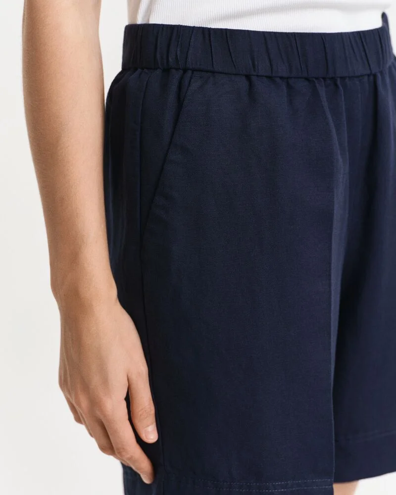 GANT Gant Relaxed Linen Blend Pull On Shorts