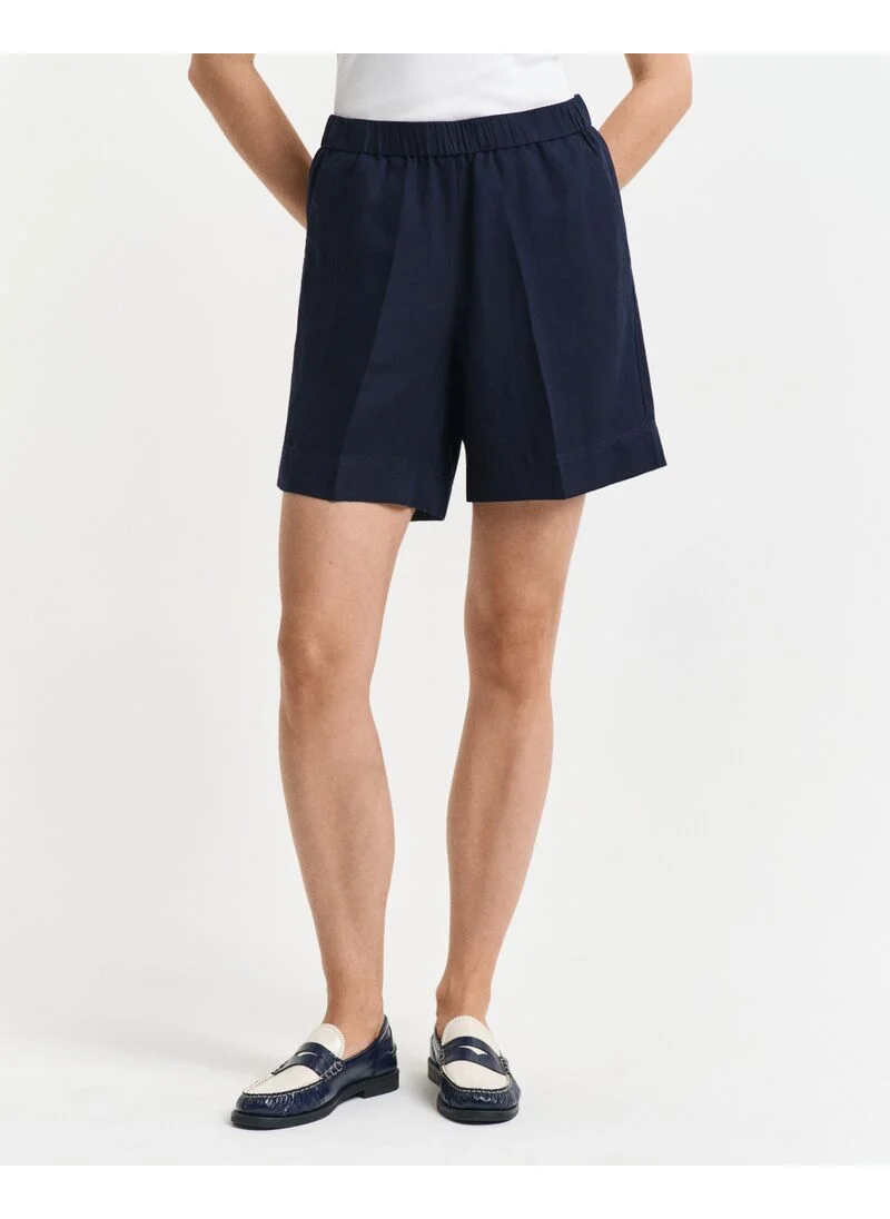 غانت Gant Relaxed Linen Blend Pull On Shorts