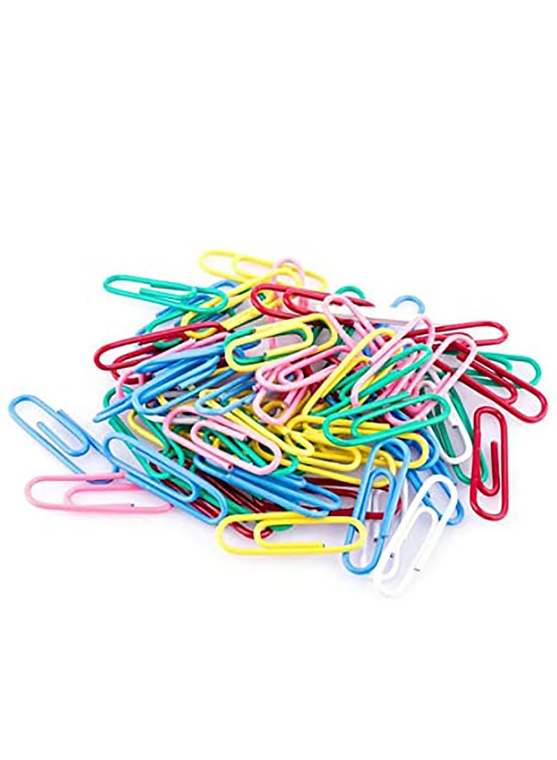 KASTWAVE Paper Clips, 450 Pieces Colored Paperclips Clips Assorted Sizes, Medium 28mm and Jumbo Sizes 50mm, Office Clips for School Personal Document Organizing Professional Work - Image 4