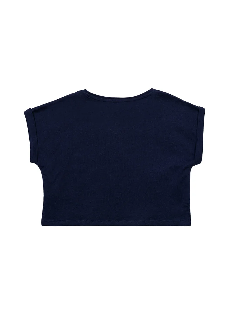 MINOTI Kids Girls T-shirt with pocket