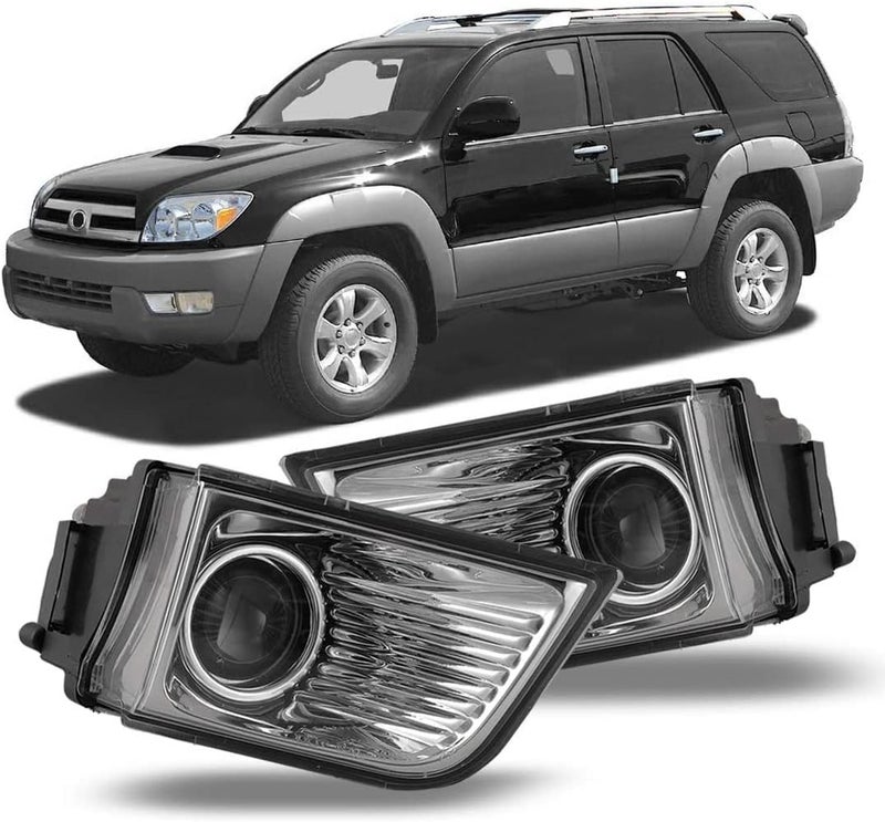 Winjet WJ30-0203-09 OEM Series Clear Lens Driving Projector Fog Lights for 2003-2005 Toyota 4Runner - Image 1