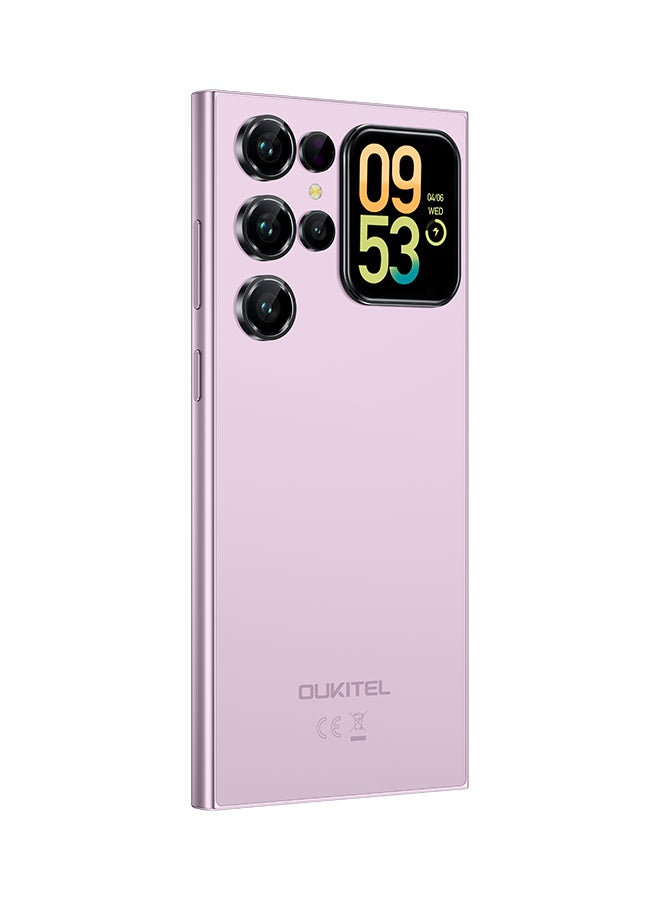 أوكيتل جوال C62 Pro ثنائي الشريحة بذاكرة رام 8+16 جيجابايت وذاكرة داخلية 256 جيجابايت لون بنفسجي يدعم 4G LTE - إصدار الشرق الأوسط - Image 4