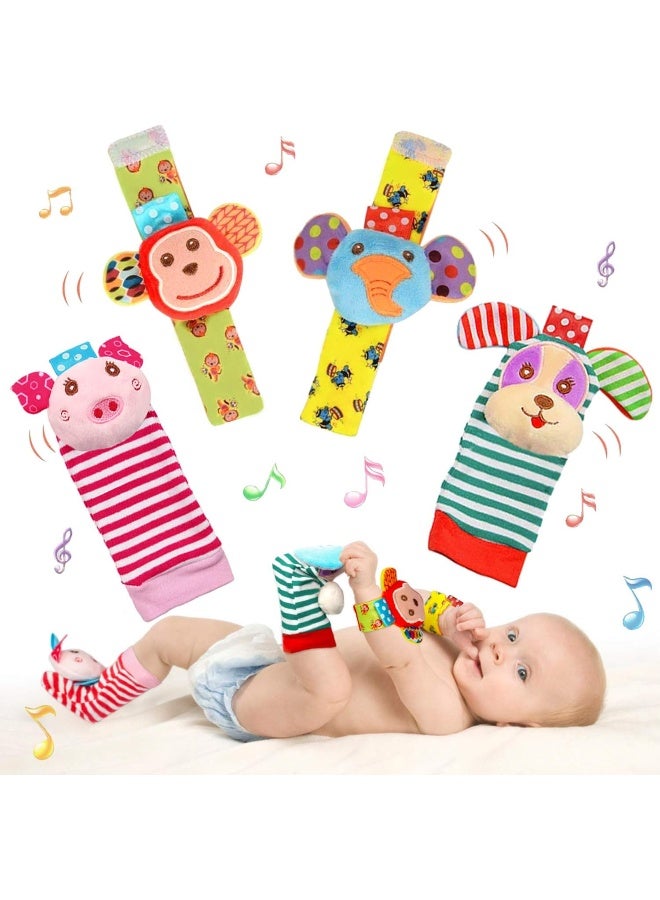 BLOOBLOOMAX Infant Rattle Socks Toys Set - Image 1