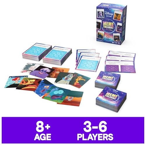 Spin Master Games Disney Meme The Game Disney Card Game for Hilarious Family Fun Funny Caption Contest with Classic Modern Characters for Kids Family 36 Players for Ages 8 Up - Image 5