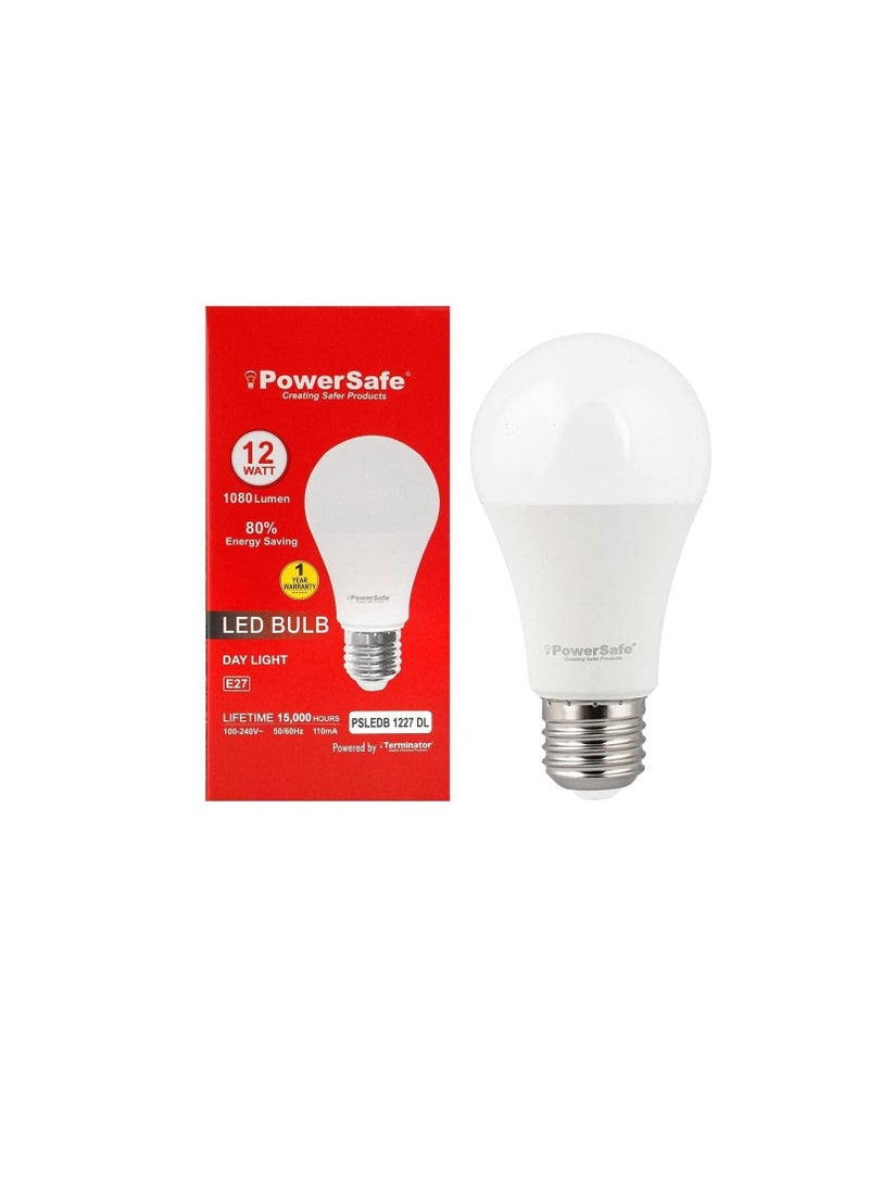 باور سيف Powersafe موفر للطاقة 12 وات LED لمبة 1080 لومن ضوء النهار E27 حامل مع حزمة حماية من زيادة التيار 10 - Image 3