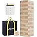 Aivalas Giant Timber Blocks Games 57 Blocks Large Tower Outdoor Games Includes Carry Bag and Scoreboard Wood Stacking Yard Games Grows from 2FT to Over 42FT for Kids Adults Family - Image 2