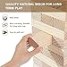 Aivalas Giant Timber Blocks Games 57 Blocks Large Tower Outdoor Games Includes Carry Bag and Scoreboard Wood Stacking Yard Games Grows from 2FT to Over 42FT for Kids Adults Family - Image 3