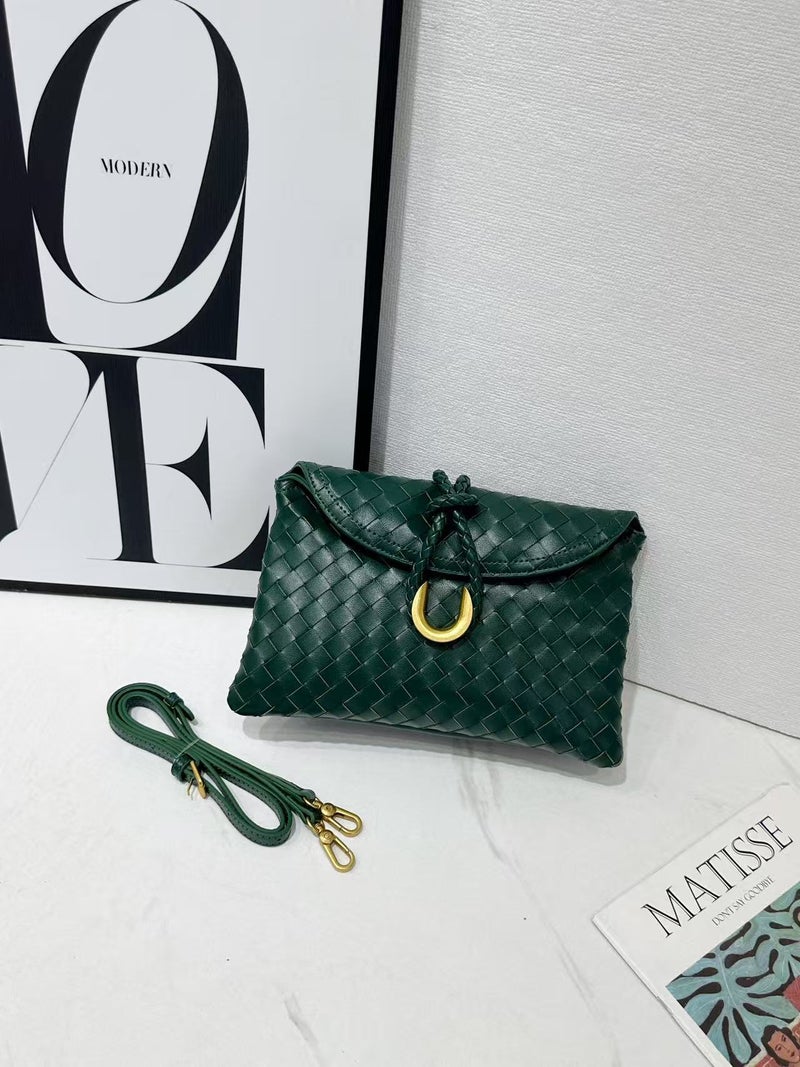 Libertas Woven Bag Clutch Bag Dinner Bag Messenger Bag Shoulder Crossbody Envelope Bag - Image 1