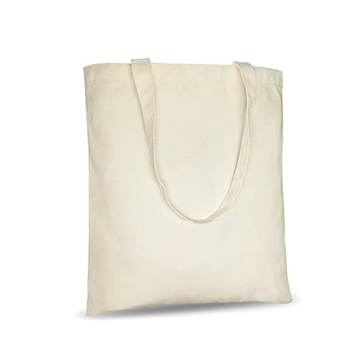 E&EY Canvas Tote Bag Blank Reusable Bag for Shopping DIY Crafts Promotion (1 Pack) - Image 1