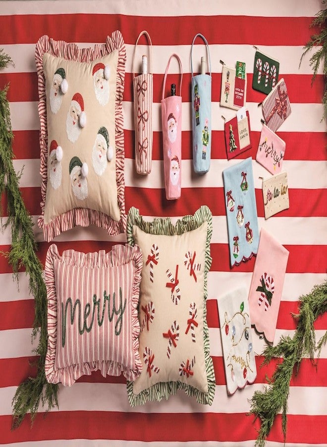 Mud Pie Christmas Ornament Sequin Towel - Image 2