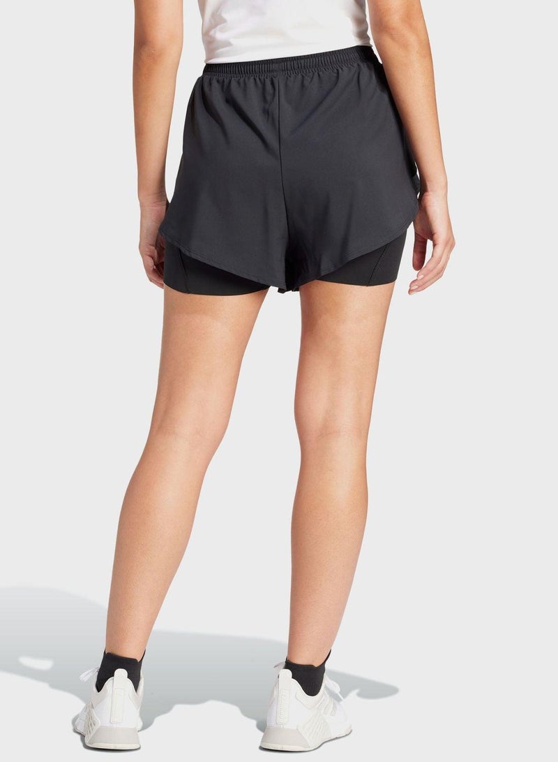 اديداس شورت نسائي أسود  في - Image 2