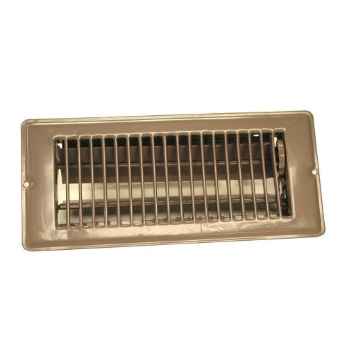 DANCO 4-Inch x 10-Inch Steel Floor Register with 1-5/16 Inch Drop, Brown, 1-Pack (61800) - Image 5