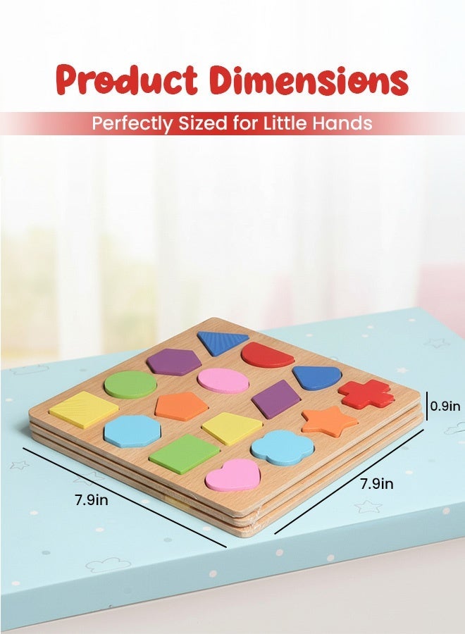 لوحة ألغاز الأشكال والأرقام ABCD – لعبة تعليمية مونتيسوري مع أحرف ABCD صغيرة، أرقام وأشكال، لوحة نشاط تعليمية داخلية وخارجية للأطفال من عمر 3 سنوات فما فوق - Image 5