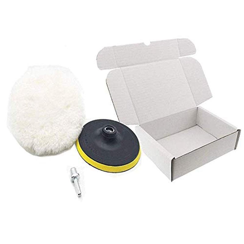 DIY Crafts Diy Crafts Polishing Wool Pad With Backer Pad Sucker and Connecting Rod for Home Wall Paint Remove Cleaning Polishing Pack of 1 Set 1 Multicolor  - Image 3