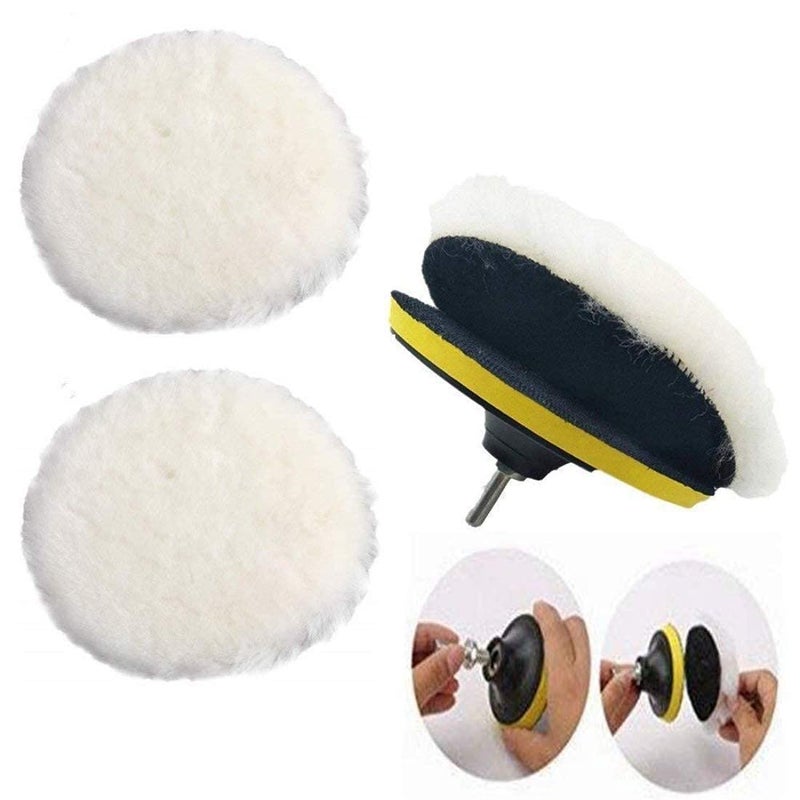 DIY Crafts Diy Crafts Polishing Wool Pad With Backer Pad Sucker and Connecting Rod for Home Wall Paint Remove Cleaning Polishing Pack of 1 Set 1 Multicolor  - Image 5