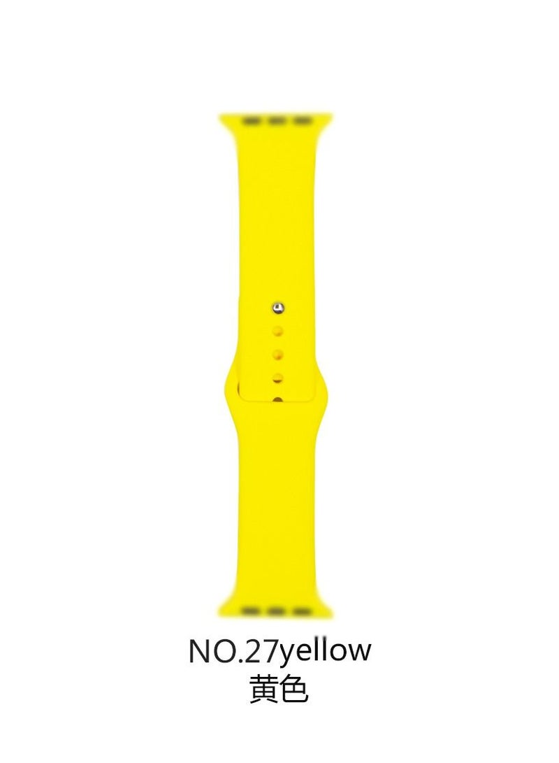 Apple Watch Band 45mm Soft Silicone Sport Band Replacement Wrist Strap Compatible for iWatch Apple Watch Series 7 (45mm) - Image 2