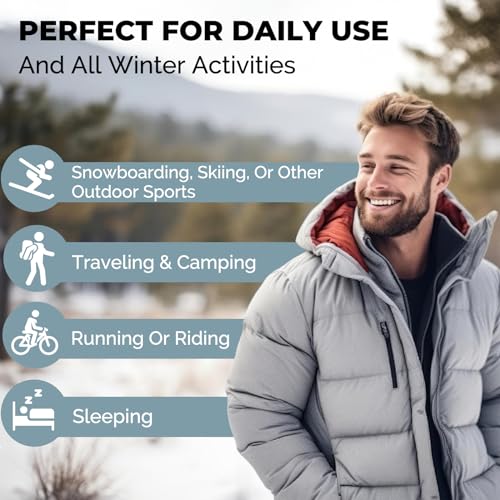 Ultra Dry Men's Thermal Set, Lightweight Ultra Soft Fleece Shirt and Pants,Black,Large - Image 3
