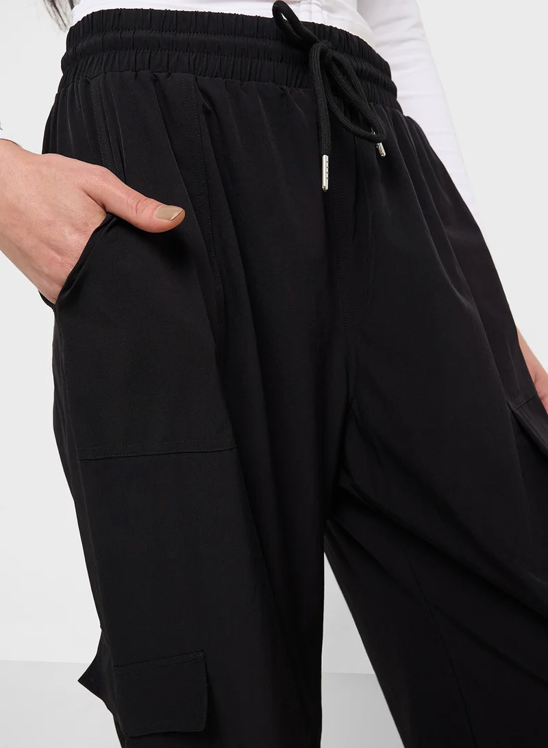 FRWD Elasticised Waist Parachute Pants