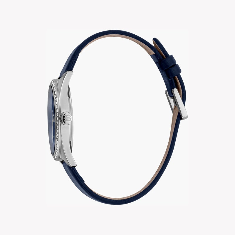 ESPRIT Women's Blue Leather Watch, Blue Dial|ES1L289L0025 - Image 3