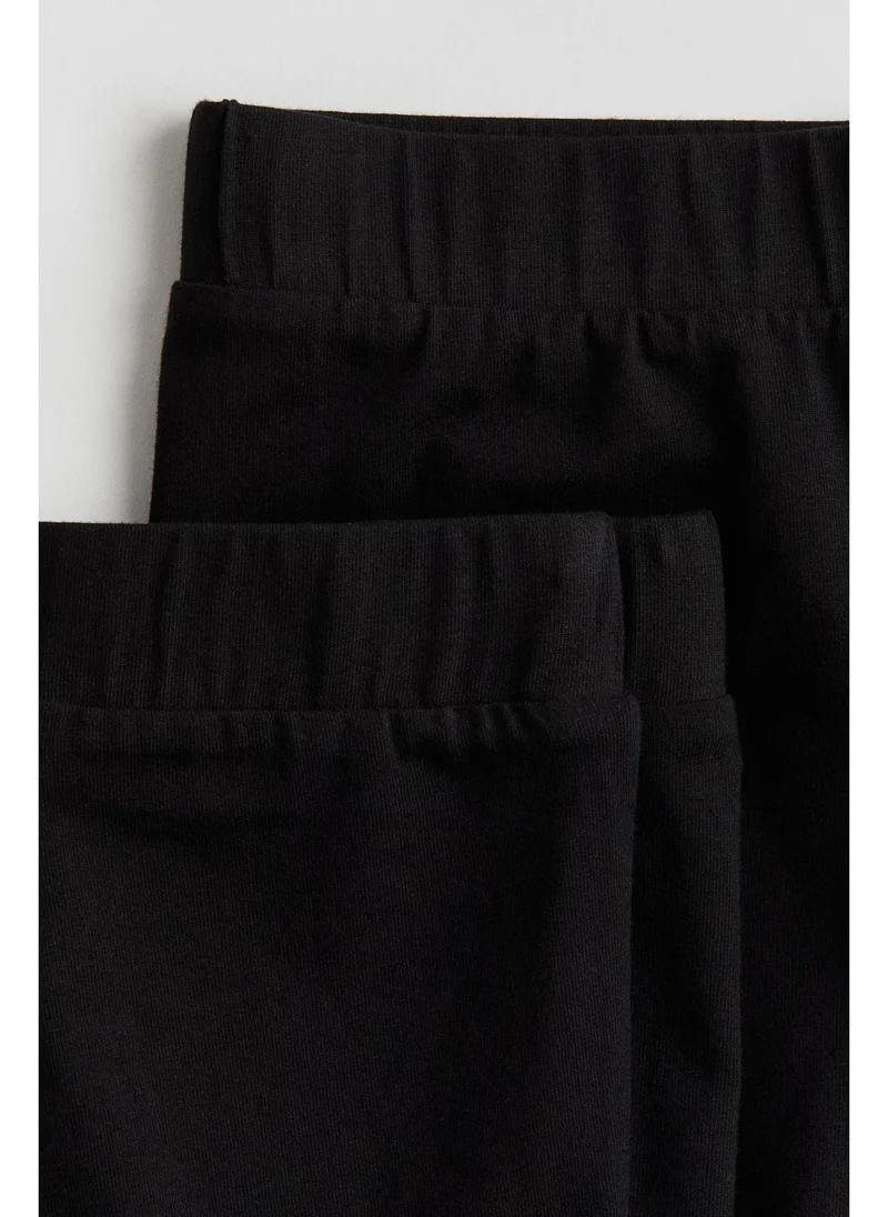 H&M 2-pack jersey cycling shorts