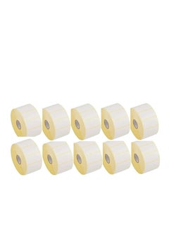 10-Piece Direct Thermal Barcode Label Sticker 38x25mm Size
