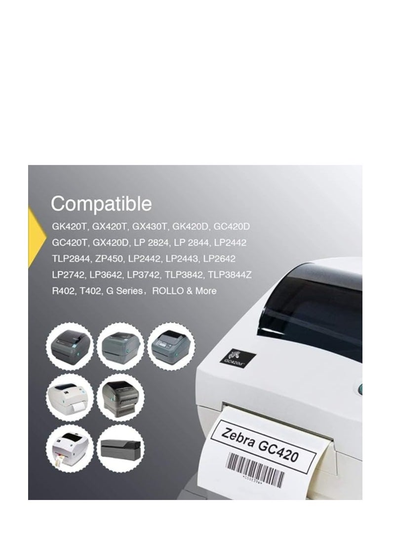 ATLAS - 10-Piece Direct Thermal Barcode Label Sticker 38x25mm Size - Image 1