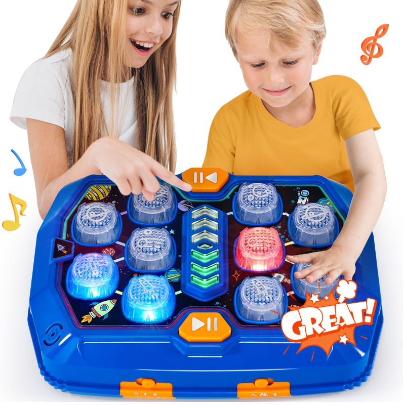 hahaland Toys for Ages 5-7 - Interactive Whack A Game with Sound and Light Stem Montessori Toy for Kids Age 3 4 5 6 7 Years Old Christmas Birthday Gifts for Smart Kids Stocking Stuffers - Image 1