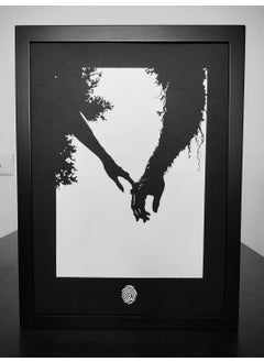 LightMask - Beyond Imagination LED Photo Frame Lightbox Wall Art Natures Bond of Love Romantic Couples Hands in Nature 116x156 Inch Shadowbox Decor with LED Bedroom Living Room Wall Art Light Art Decor  - Image 2