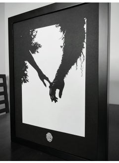 LightMask - Beyond Imagination LED Photo Frame Lightbox Wall Art Natures Bond of Love Romantic Couples Hands in Nature 116x156 Inch Shadowbox Decor with LED Bedroom Living Room Wall Art Light Art Decor  - Image 3