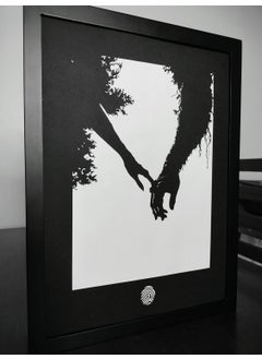 LightMask - Beyond Imagination LED Photo Frame Lightbox Wall Art Natures Bond of Love Romantic Couples Hands in Nature 116x156 Inch Shadowbox Decor with LED Bedroom Living Room Wall Art Light Art Decor  - Image 4