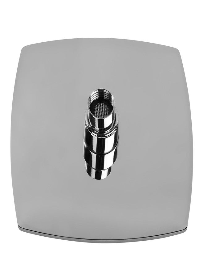 Orvos Overhead Shower, Kosi, modern curved design, with touch clean nozzles, Hiqh quality Stainless Steel, with salt tested chrome plating, 8x8 inches, head only, for high end luxury bathrooms - Image 5
