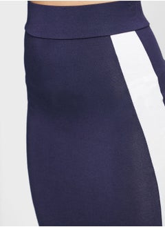Ginger Basics Contrast Side Paneled Midi Skirt  - Image 3