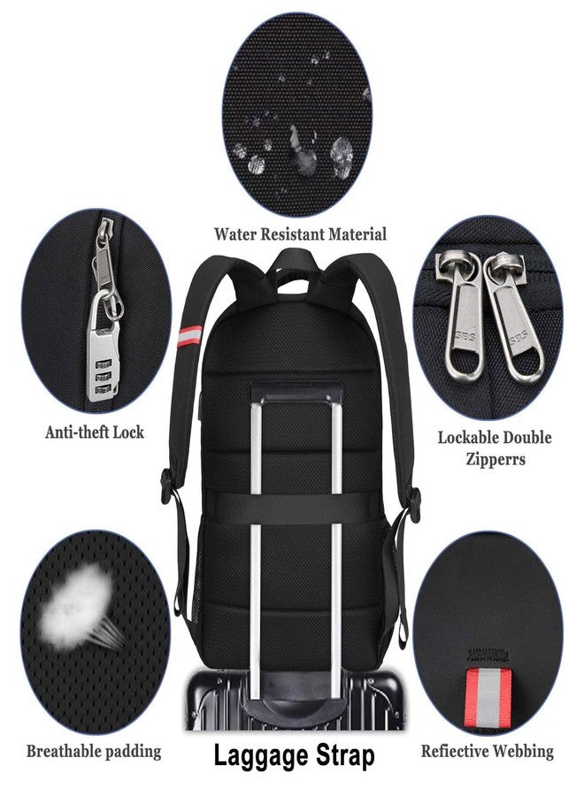 Della Gao Laptop Backpack for Men, 17.3inch Large Business Travel Backpack - Image 5