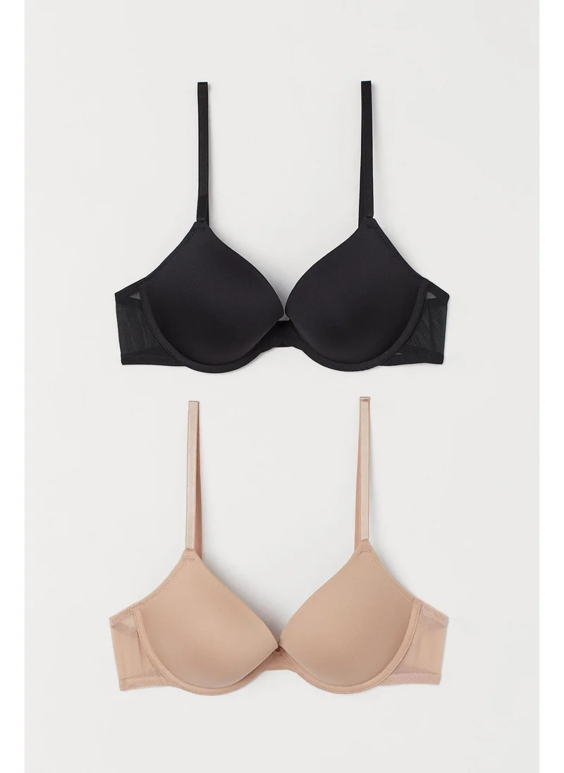 H&M 2-pack push-up bras
