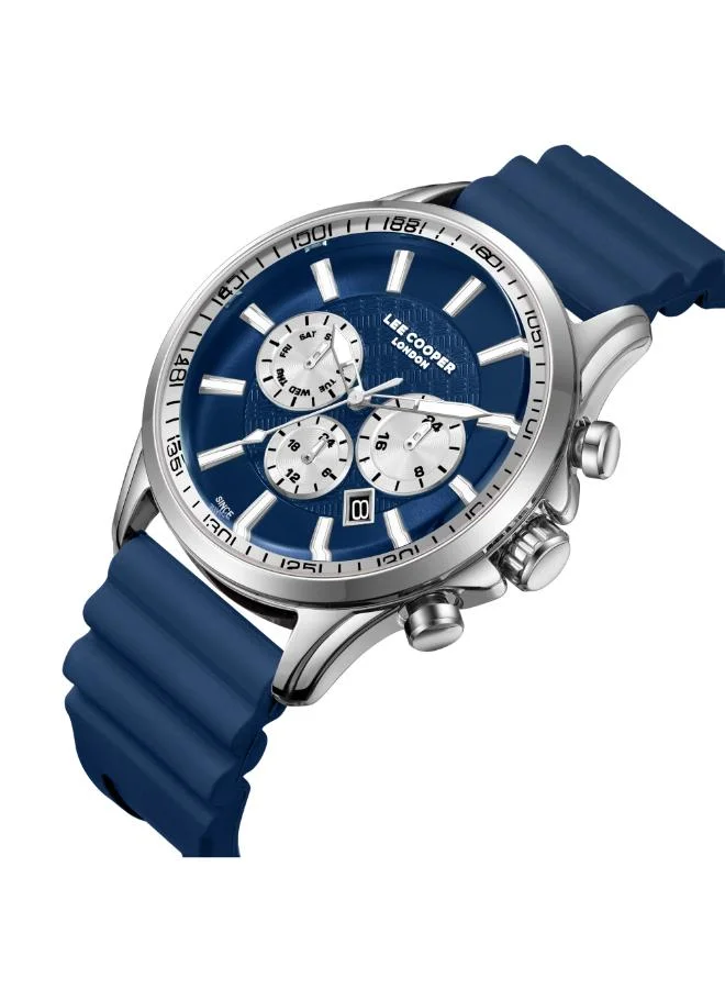 لي كوبر Men's Silicone Multi Function Watch LC08170.399 - 44 mm