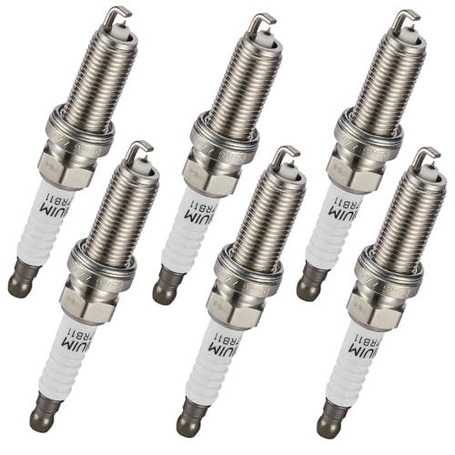 BDFHYK Set of 6 Iridium Spark Plug Compatible with INFINITI QX60 Q50 Q70 M35h JX35 EX35 FX35 G25 G35, Compatible with Nissan Maxima Murano Pathfinder Altima Quest 350Z,Replacement for 1406 DILKAR7B11 - Image 1