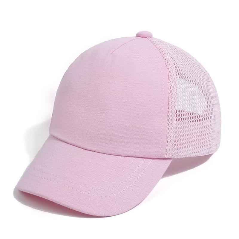 Baby Baseball Hat Toddler Mesh Summer Cap - Breathable Lightweight Cotton Sun Protection Cap for Outdoor Activities - Image 2