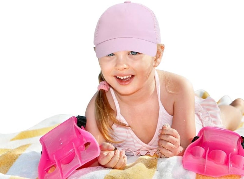 Baby Baseball Hat Toddler Mesh Summer Cap - Breathable Lightweight Cotton Sun Protection Cap for Outdoor Activities - Image 5
