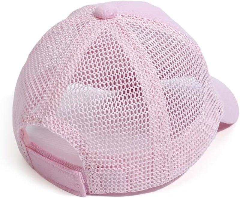 Baby Baseball Hat Toddler Mesh Summer Cap - Breathable Lightweight Cotton Sun Protection Cap for Outdoor Activities - Image 4
