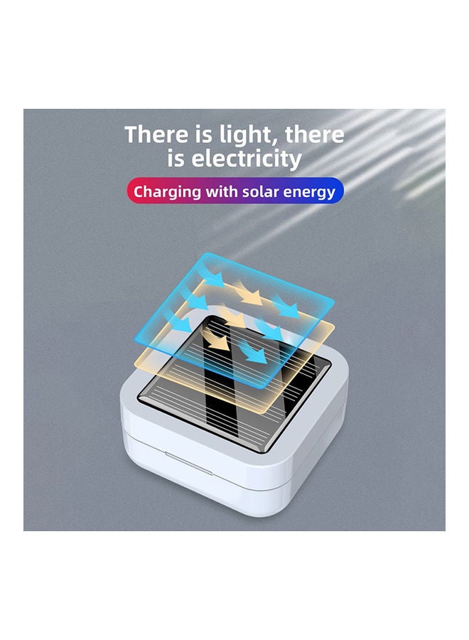 سمّاعة أذن داخليّة إير 6 بلس TWS تعمل بتقنيّة البلوتوث مع علبة شحن أبيض - Image 2