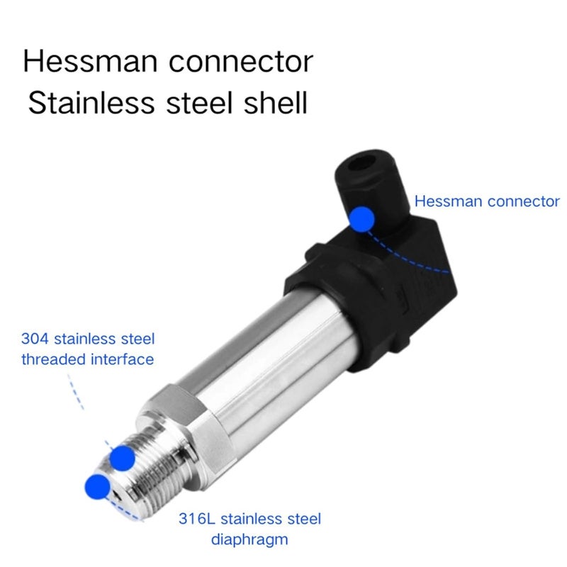 Industrial Diffused Silicon Pressure Transmitter High Accuracy 4-20mA Output for Constant Water Supply Oil Gas Liquid(0-100MPa) - Image 3