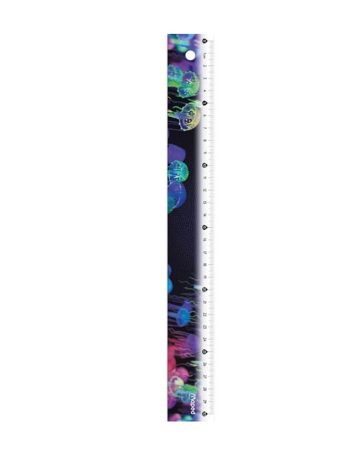 Maped Deep Sea Paradise Decorated School Ruler 30cm Size - Image 2