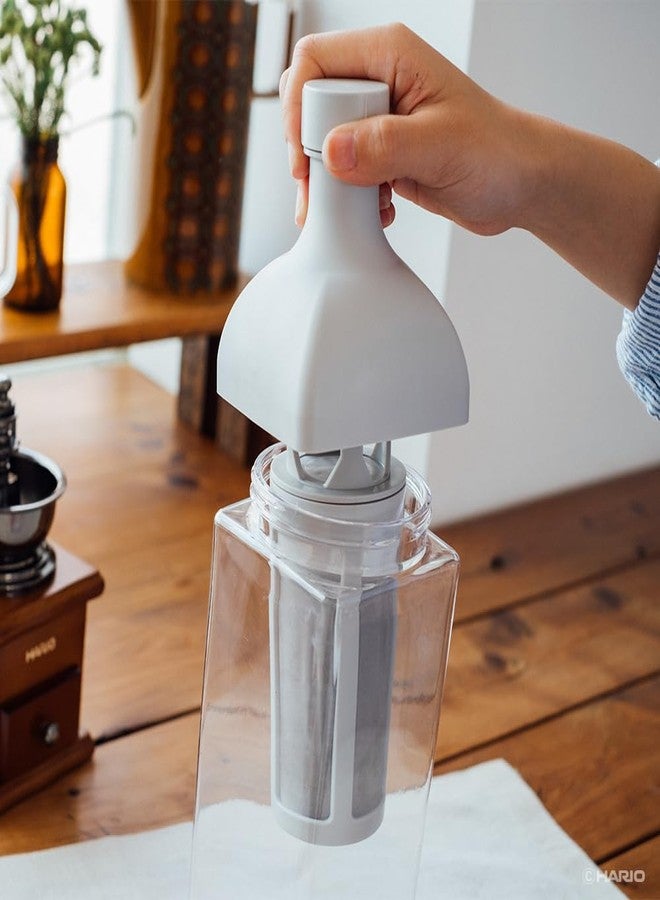 هاريو زجاجة قهوة هاريو كيرك KAC-110-PGR، سعة عملية، 1000 مل (33.8 أونصة سائلة)، رمادي فاتح، صنع في اليابان - Image 5