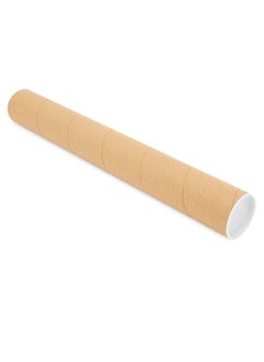 Juvale 12 Pack Mailing Tubes With Caps 2X16 Inch Kraft Paper Round Cardboard Mailers For Shipping Posters Art Prints Maps Blueprint (Brown)  - Image 5