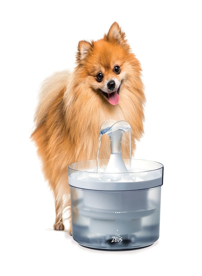 Zeus Fresh & Clear Dog Drinking Fountain with Waterfall Spout - Image 3