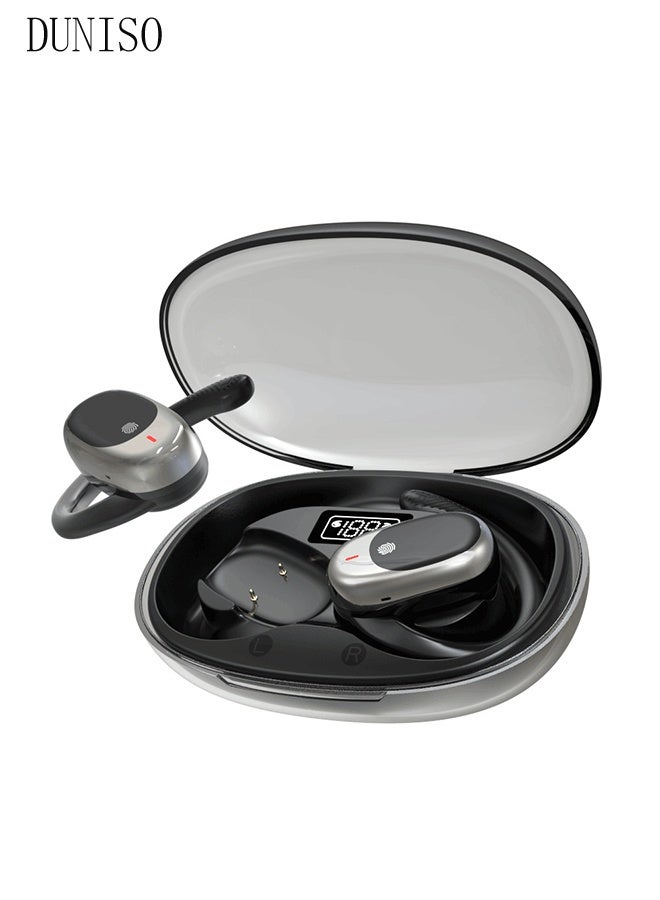 DUNISO Wireless Earbuds Bluetooth 5.3 Headphones Wireless Charging Case Sports Ear Buds Touch Control LED Power Display Built-in Mic Headset Waterproof Earphones in-Ear for IOS and Android - Image 4