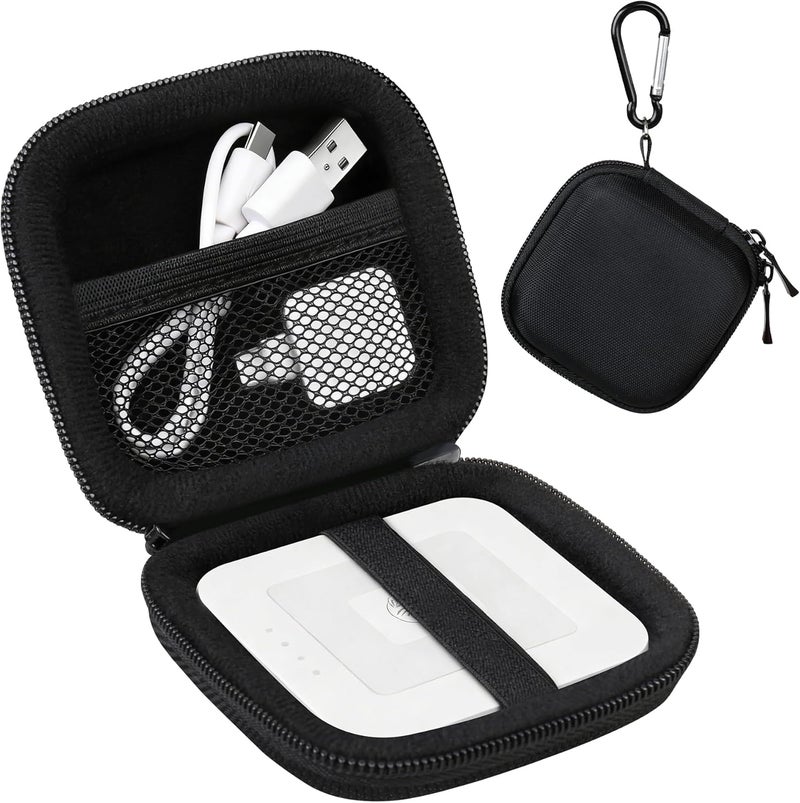 Lacdo Case for Square Card Reader, Chip Card Reader Scanner Case for Square R-eader for contactless and chip (2nd Generation) Hard Carrying Bag Holder for Apple Pay, Black - Image 1